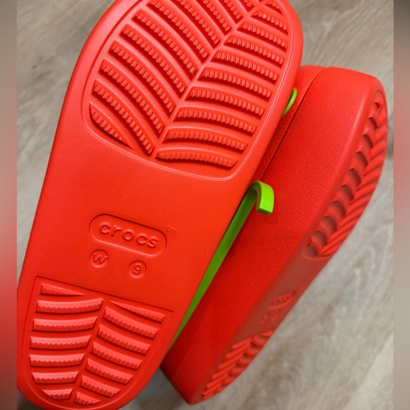 NWT Crocs Dylan Platform Clog, Mule Platform Shoes Starfish W8 - Picture 6 of 7